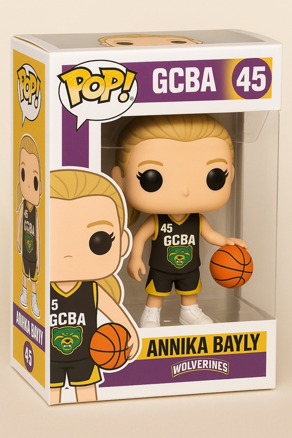 Annika Bayly GCBA Wolverines custom Funko Pop #45